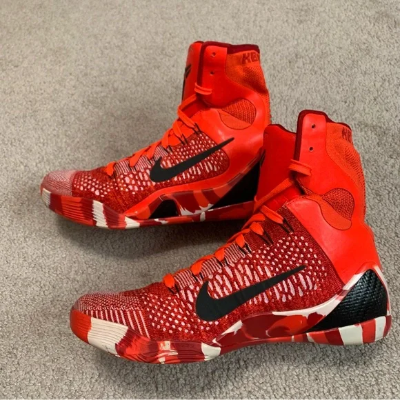 Nike Kobe 9 Elite Christmas Sneaker (2014) 630847-600 Men’s 8